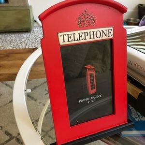 London Telephone Booth Picture Frame